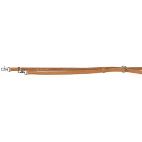 Rustikale Leder-Verlängerungsleine Heartbeat – braun M-L: 2,00 m/20 mm